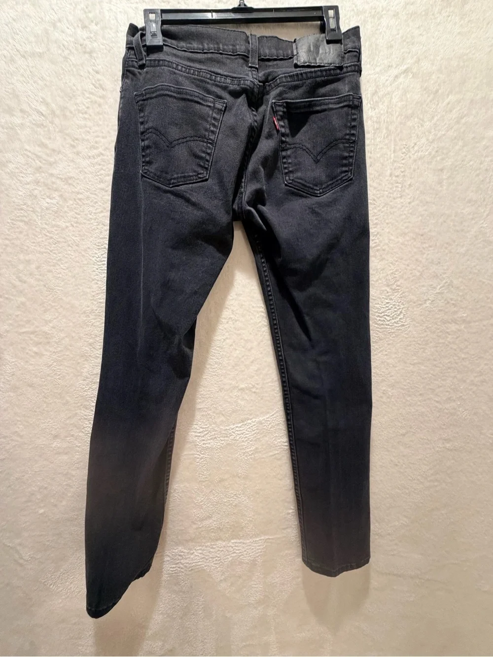Levi’s 511 Slim Fit Black Stretch Jeans W29 L32 Faded Denim Classic Men’s